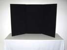 Black 3 Panel tabletop